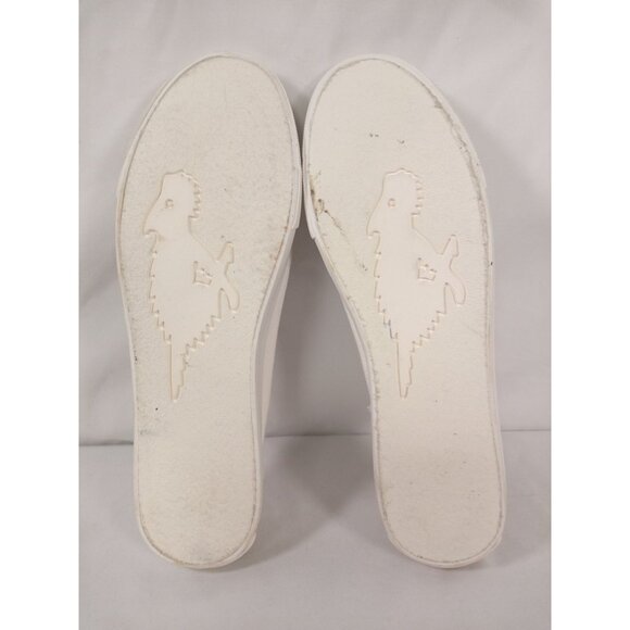 NWT Rocket Dog White Cule Twill Canvas Slip-on Mules Size 11 - Picture 12 of 14